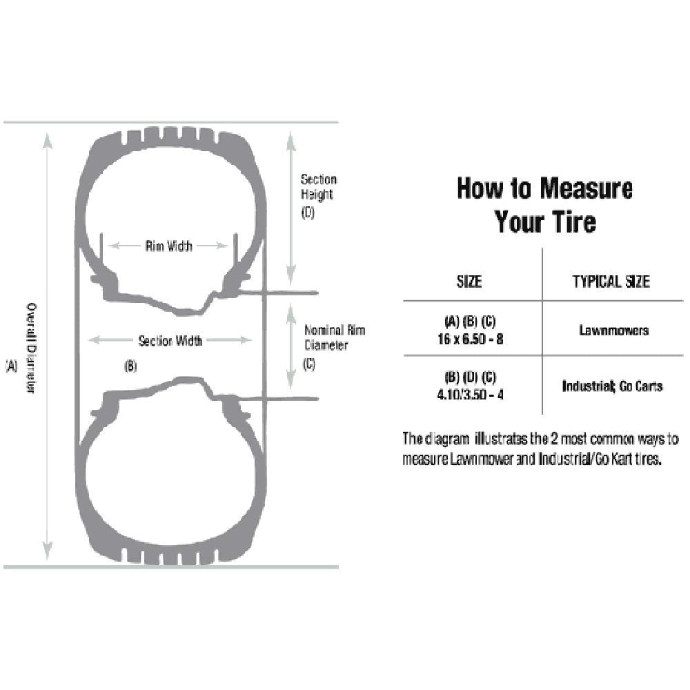 B1SUT51 TIRE-SMOOTH, 11X4X5, 4 PLY