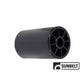 B1WL33 ROLLER-DECK, 2.5X4, SMOOTH, BLACK