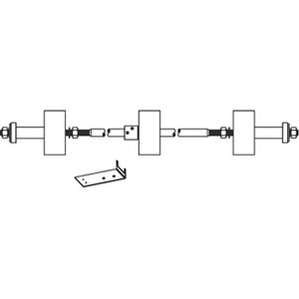 B95753 Kit; Chain Roller Silencer, 3 Strand - Fits Case IH Combine