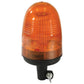 A-BLA9810-AI Beacon, 80 LED, AMBER, Pipe Type Flexible Rubber Base