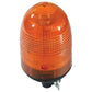 A-BLA9810-AI Beacon, 80 LED, AMBER, Pipe Type Flexible Rubber Base