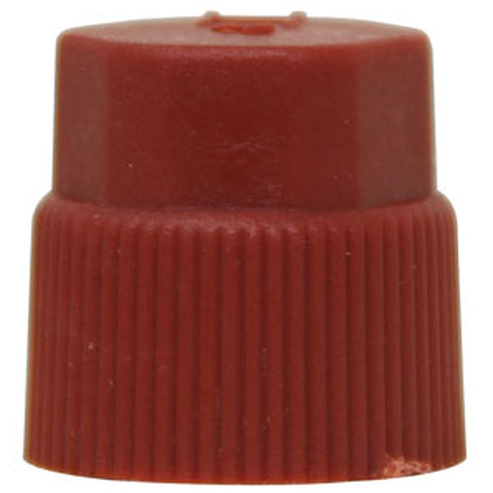 A-CP0132-AI 16mm Red R-134a High Side Valve Port Cap OEM & Aftermarket (5 Pack)
