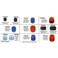 A-CP0139-AI 13mm Black R-143a Low Side Valve Port Cap Eaton SSV (5 Pack)