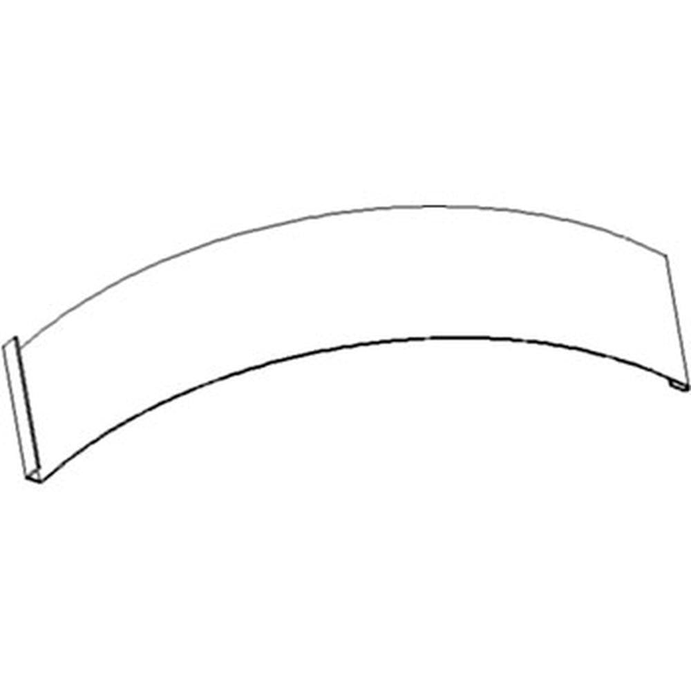 CP16401 Cover Plate, 1 Piece Concave