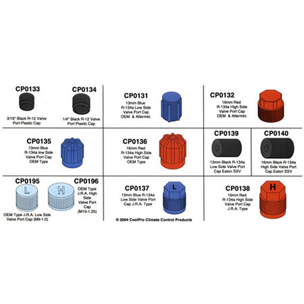 A-CP4016-AI Universal Service Port Cap Kit