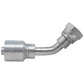 A-F-DL4508-15-22-W-AI Din Light 24 degree Seat 45 degree Female Swivel O-Ring