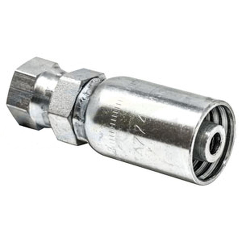 A-FFX-08-06-AI (HC-FFX) Female Seal Lok - Swivel - Straight - Short