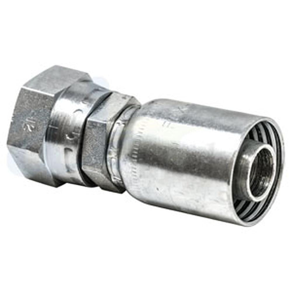 A-FFX-12-12-AI (HC-FFX) Female Seal Lok - Swivel - Straight - Short