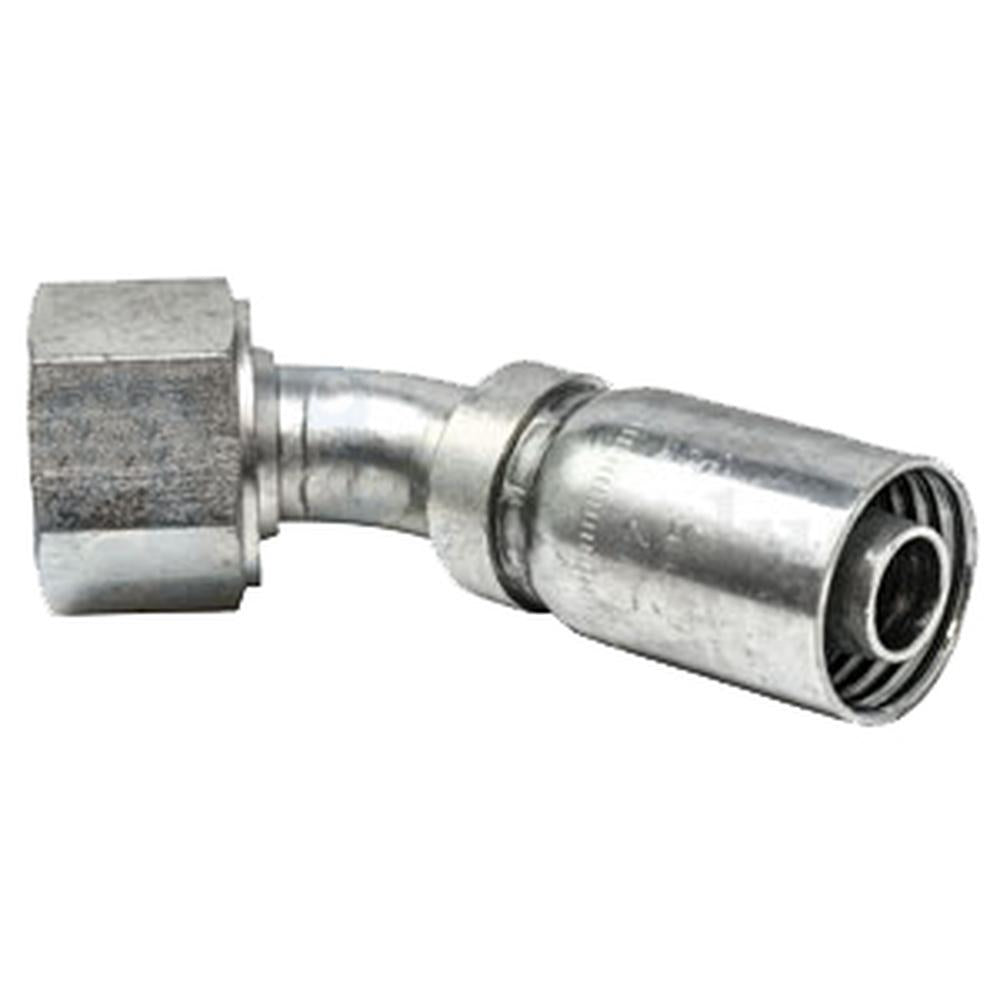 A-FFX45-10-12-AI (HC-FFX45) Female Seal Lok - Swivel - 45ï¿½ Elbow