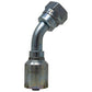 Female JIC 37 Degree - Swivel - 45 Degree Elbow Hydraulic Crimp-On Fitting