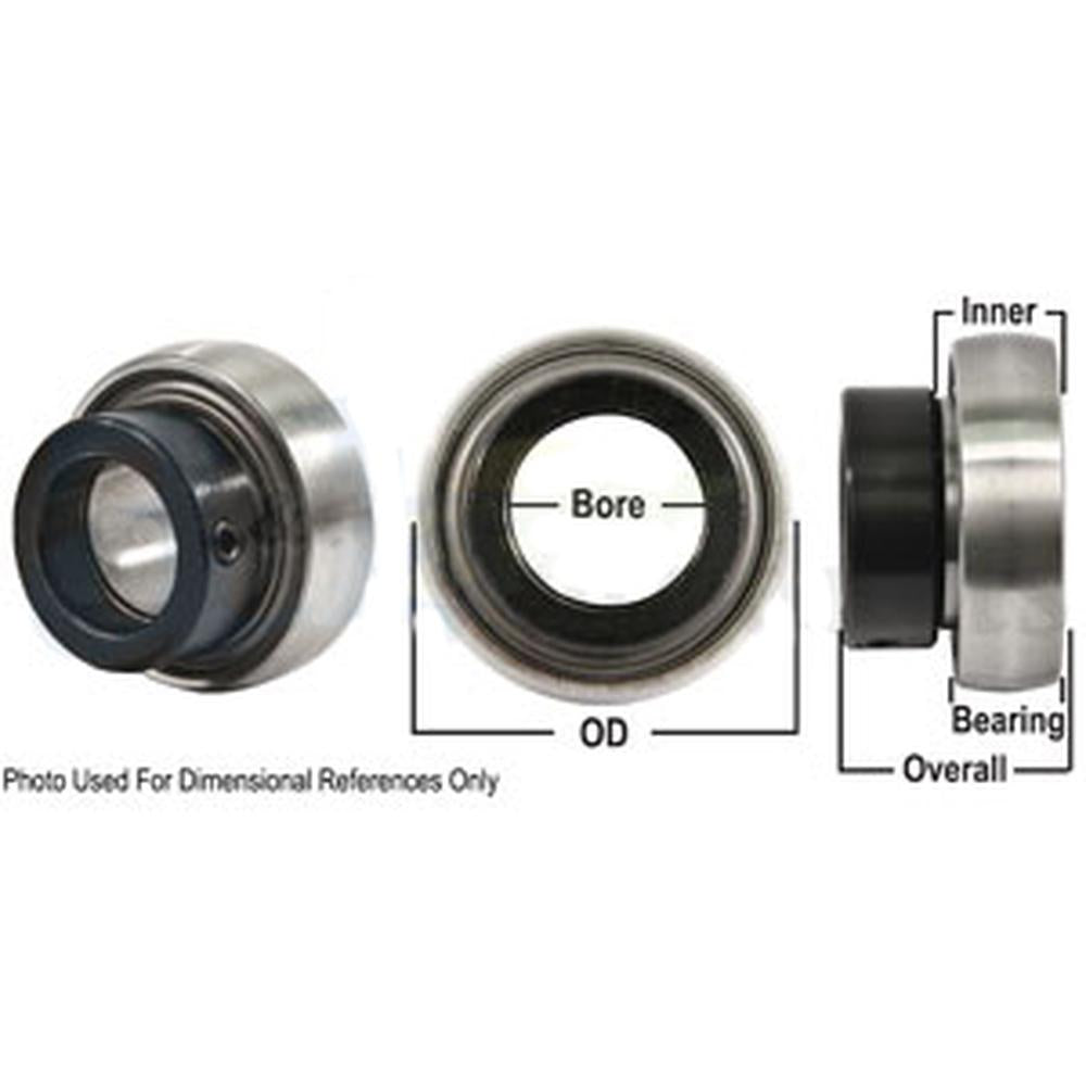 A-GRA111RRB-P-AI - Bearing Ball; Spherical W/ Collar, Re-Lubricatable