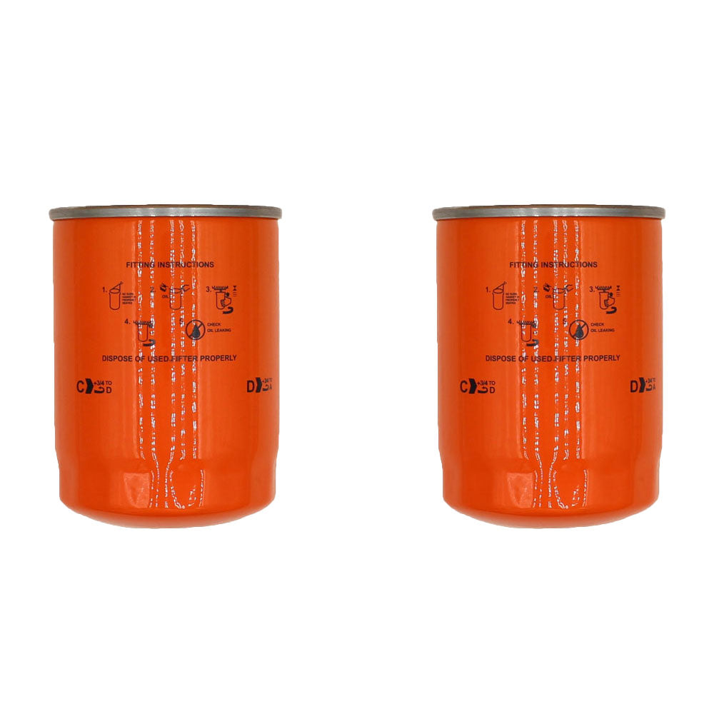 (2) HH166-43560 16551-43060 Fuel Filters Fits Kubota KX080-3T KX080-3T SQ3350SW