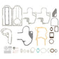 A-OGS206-AI Gasket Set, Overhaul with Seals