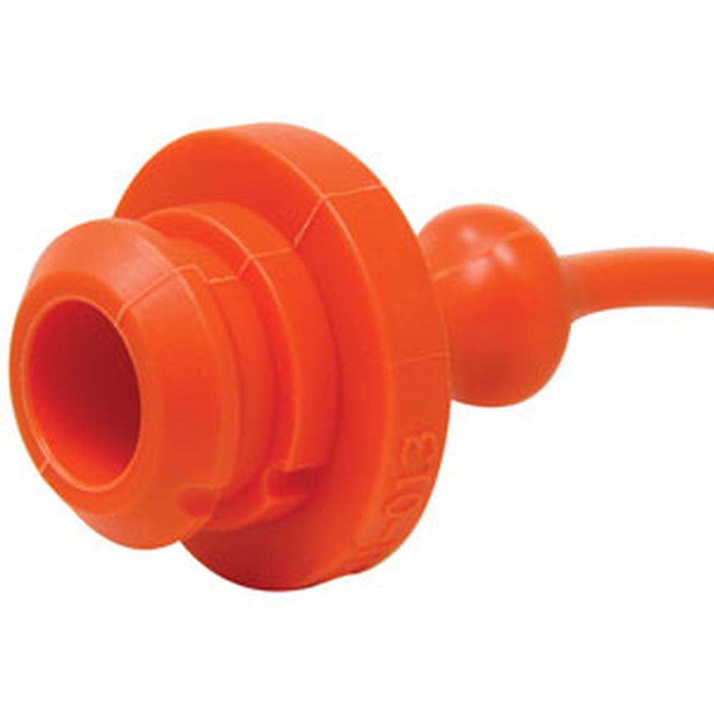 A-P211013-AI Dust Plug, 1/2", Orange (10 pkg)