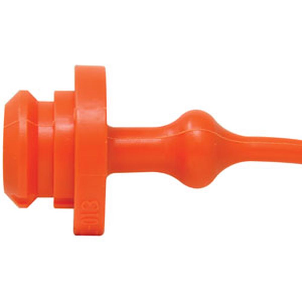 A-P211013-AI Dust Plug, 1/2", Orange (10 pkg)