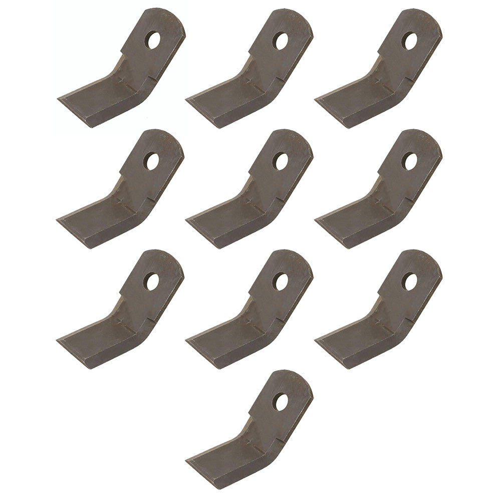 Flail Shredder Blade 10 Pack Fits John Deere 27 115 120 120 P60322