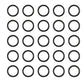 R495R Set of (25) O-Rings Fits John Deere Backhoes: 300D 310D 310G 310SG 315D