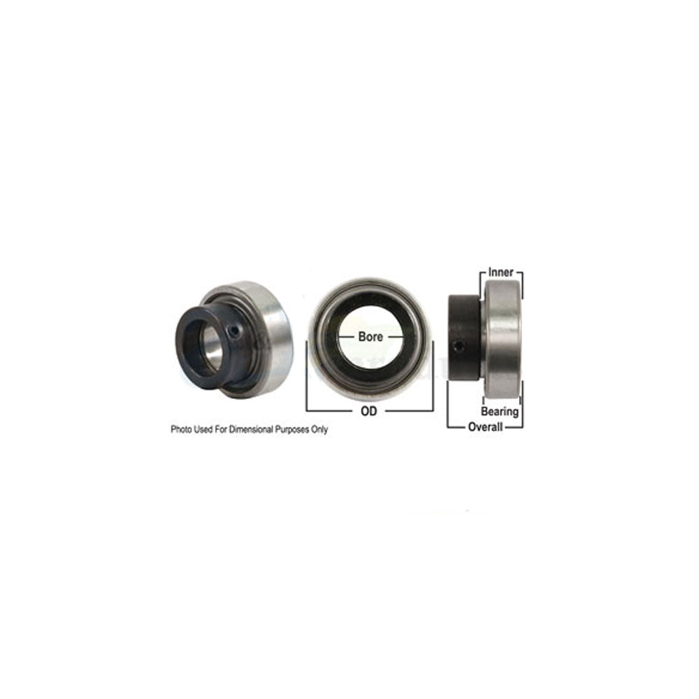 A-RA115RRB2-P-AI Bearing, Ball; Spherical W/ Collar, Non-Relubricatable