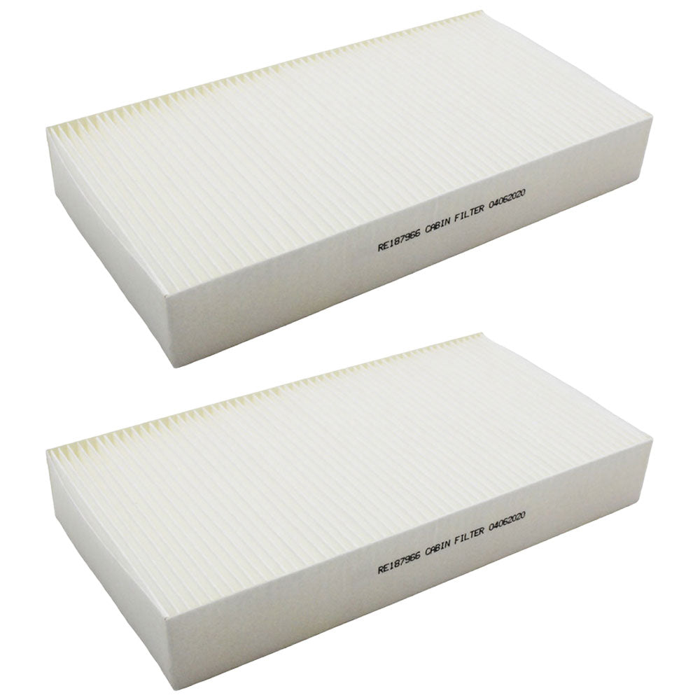 RE187966 Two Cabin Air Filters Fits John Deere Tractors 2204 7185J 7195J 7200J