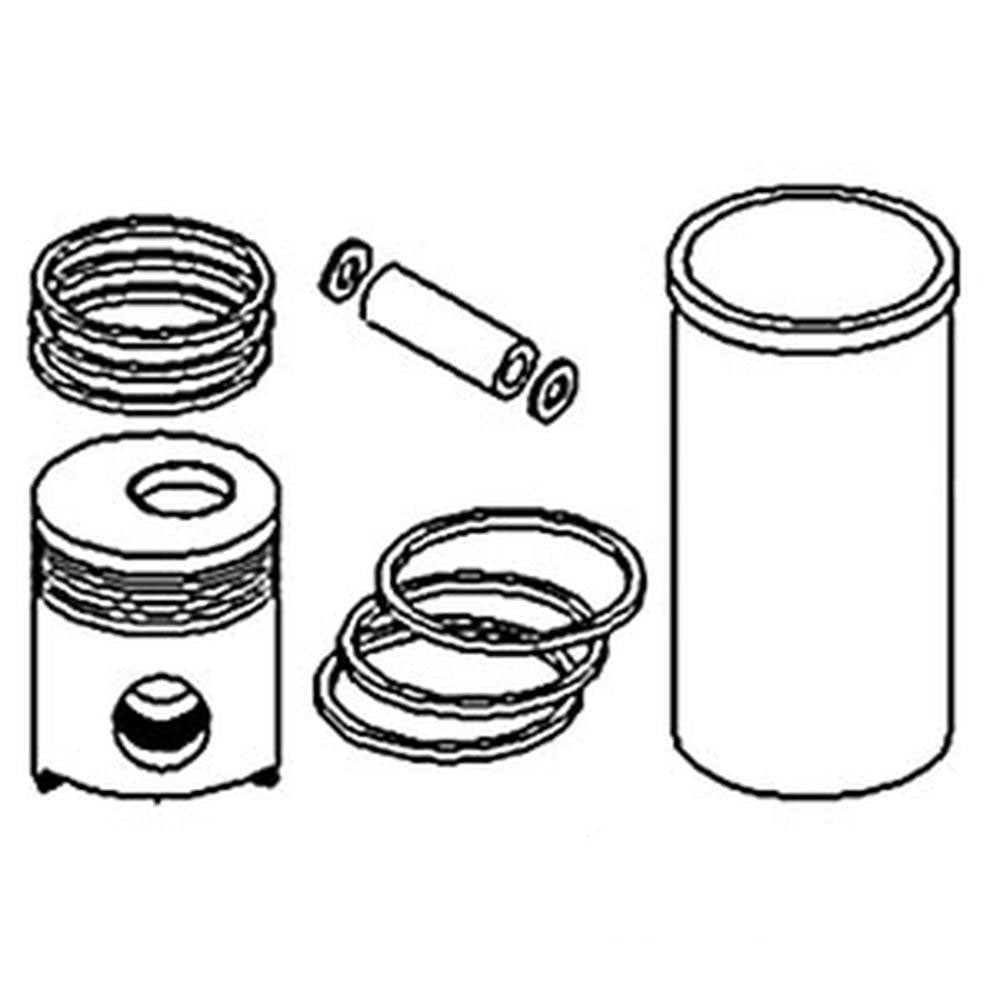 A-RK164 Piston with Rings (Std)