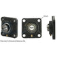 A-SAFNR1R-I-AI 4 Bolt Flanged W Set Screws