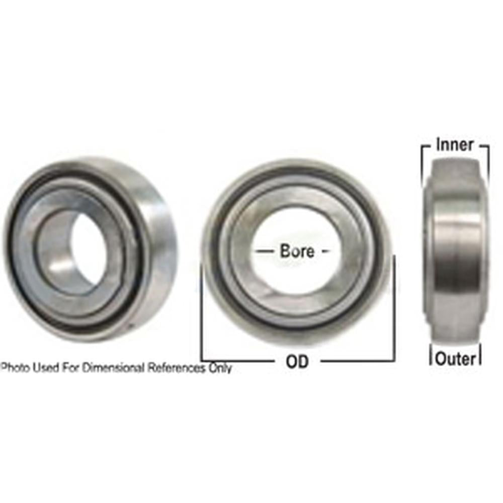 A-W210PPB2-P-AI Disc Bearing; Spherical, Round Bore, Pre-Lube