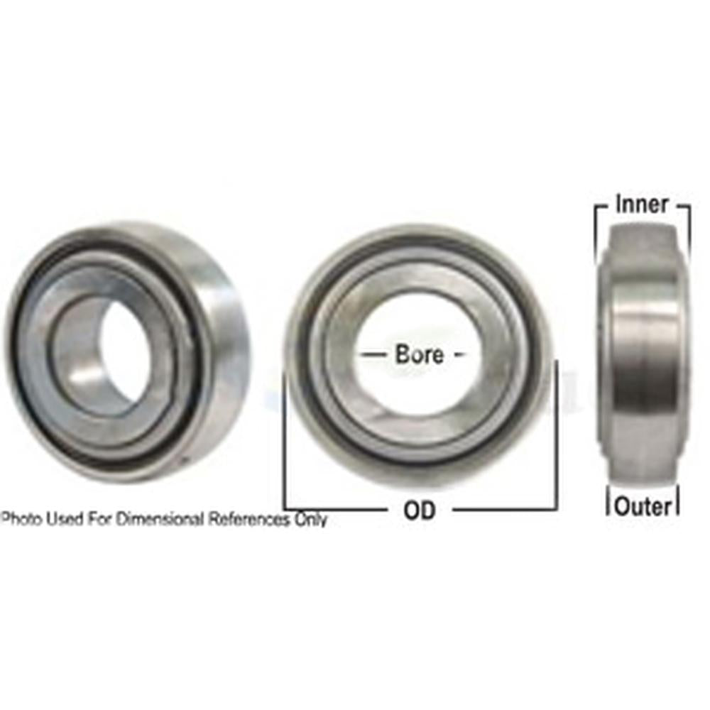 A-W211PPB2-P-AI Disc Bearing; Spherical, Round Bore, Pre-Lube