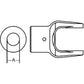 A-W320680-AI Implement Yoke, Round Bore 1 1/4" w/ 3/8" Pin Hole