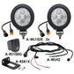 A-WL1525KT-AI - Light Kit LED Trapezoid 2 Lights Harness Switch