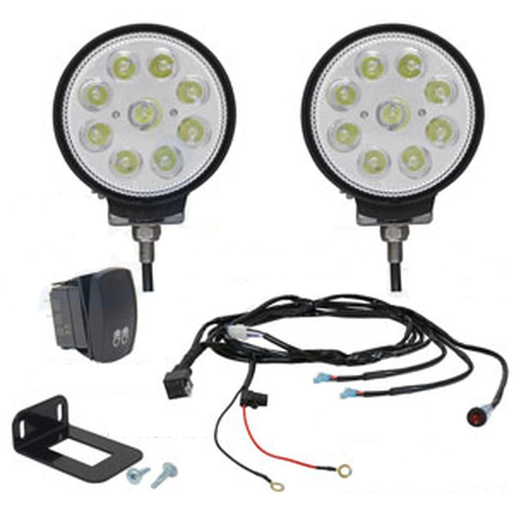 A-WL472KT-AI - Light Kit LED Trapezoid 2 Lights Harness Switch
