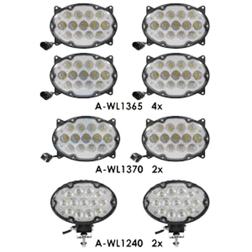 A-WL789KT-AI Light Kit, LED, 8 Lights