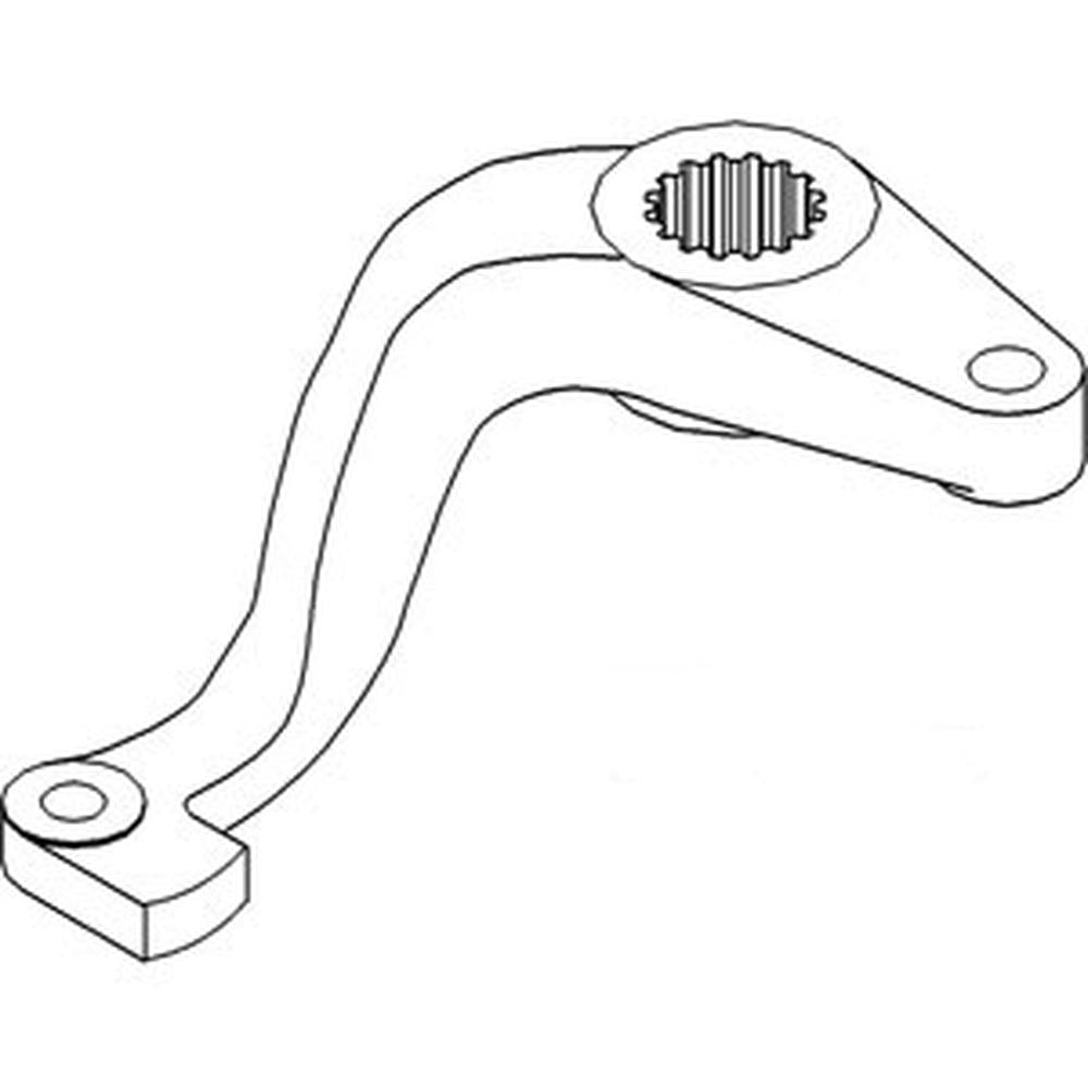 Steering Arm - Left Hand Fits Case 480B 580B A37927