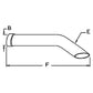 A147045 A180204 New Exhaust Pipe Fits Case-IH Tractor Models 1370 1570