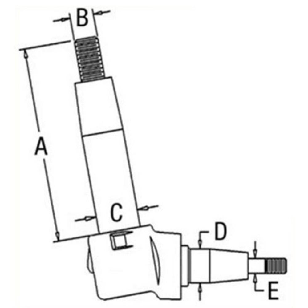 A149614 RH LH Spindle Fits Case-IH Tractor Models 430 470 530 570