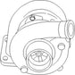 A157337 Turbo Fits Case IH 780 780B 850B 850C 855C W14 A151278 A42166 A48194