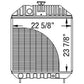 WN-A165922-PEX Radiator Fits Case 2090 2094 2290 2294