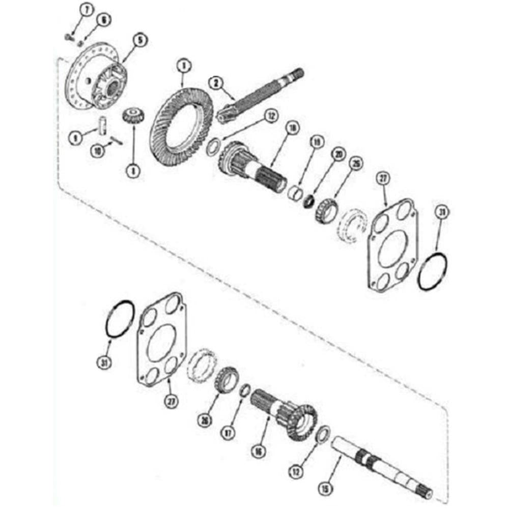 A168883 - Ring Gear and Pinion Fits Case Models