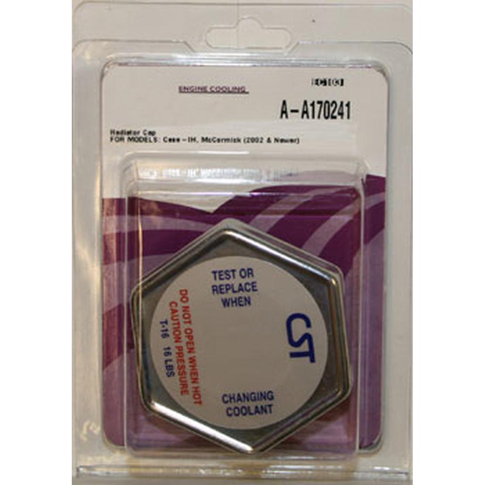 AI A170241 Cap Radiator (13 Lb.) Fits Case-IH Combine 1620 1640 1644 1660 1666