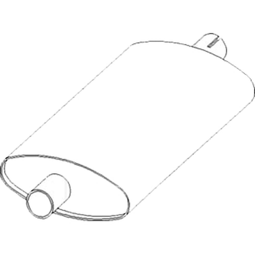 Muffler Fits Case 586E 585E 585G 480E 580SE 480F 660 580SK 584E 580K 480FLL