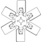 A-A173962 Fan, 6 Blade - Fits Case IH Diesel Models 480B, 480CK, 530, 570, 580CK