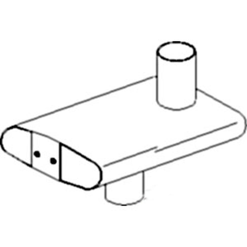 Muffler Replacement A184460 Fits Case IH Maxxum 5120 5220
