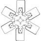 A184904 New 6 Blade Fan Fits Case-IH Fits International Tractor Models H Super H