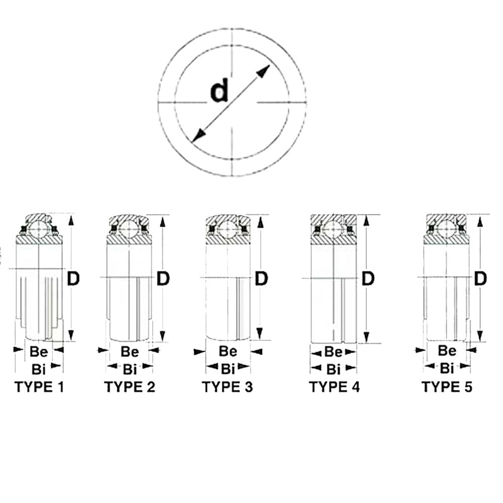 A20649 New Tractor Spherical Disc Bearing Round Bearing