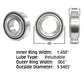 A20649 New Tractor Spherical Disc Bearing Round Bearing