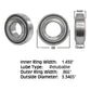 A20649 New Tractor Spherical Disc Bearing Round Bearing