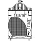 Radiator Fits Case 580B 580BCK 430CK 480B 480CK 530CK 580CK 580B 580BCK A39344