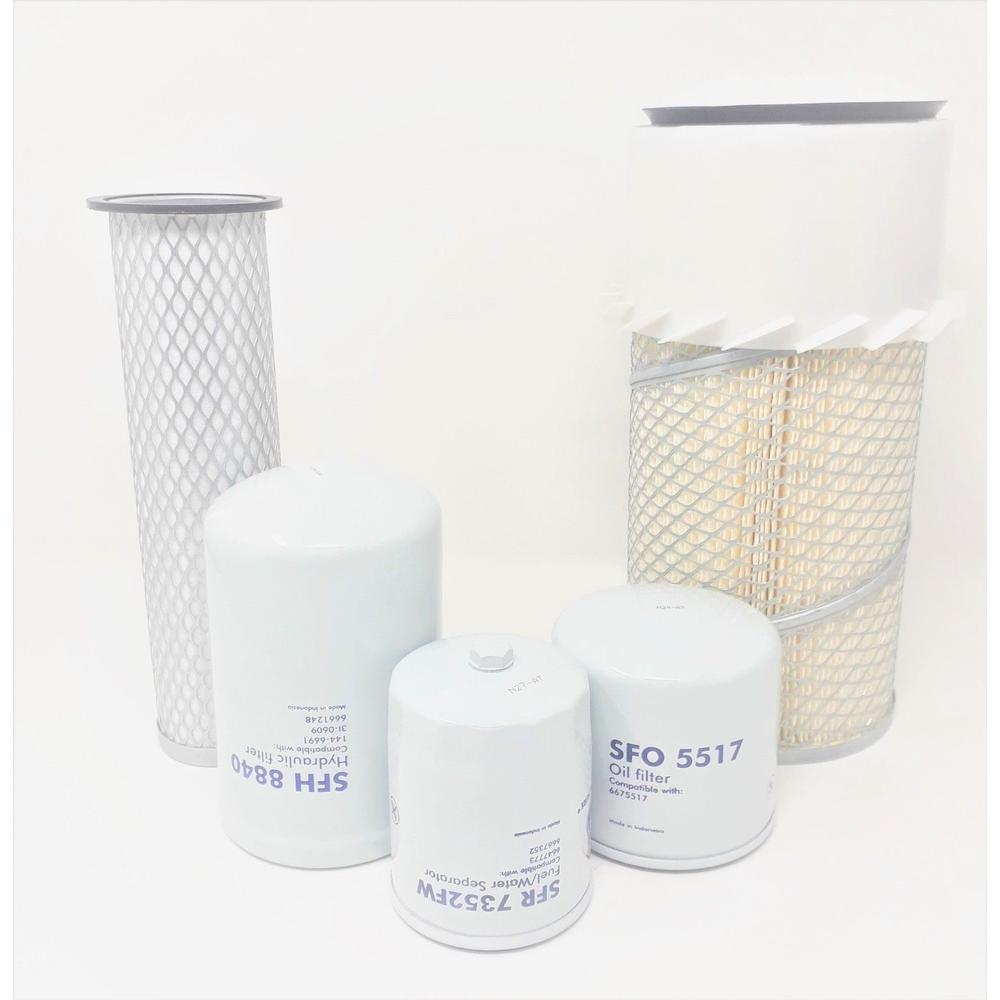 5-Piece Filter Kit Fits Case/International Harvester