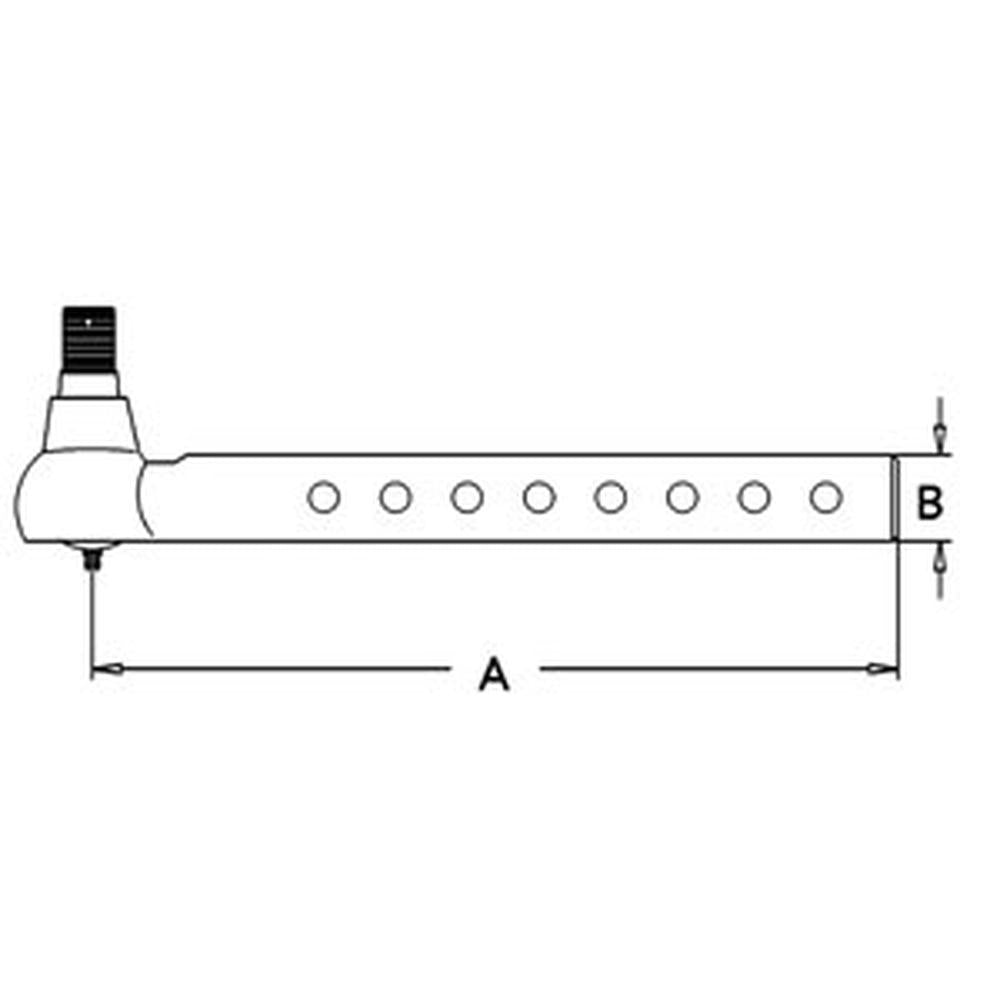Outer Tie Rod Fits Case/International Harvester Replaces AMA43374