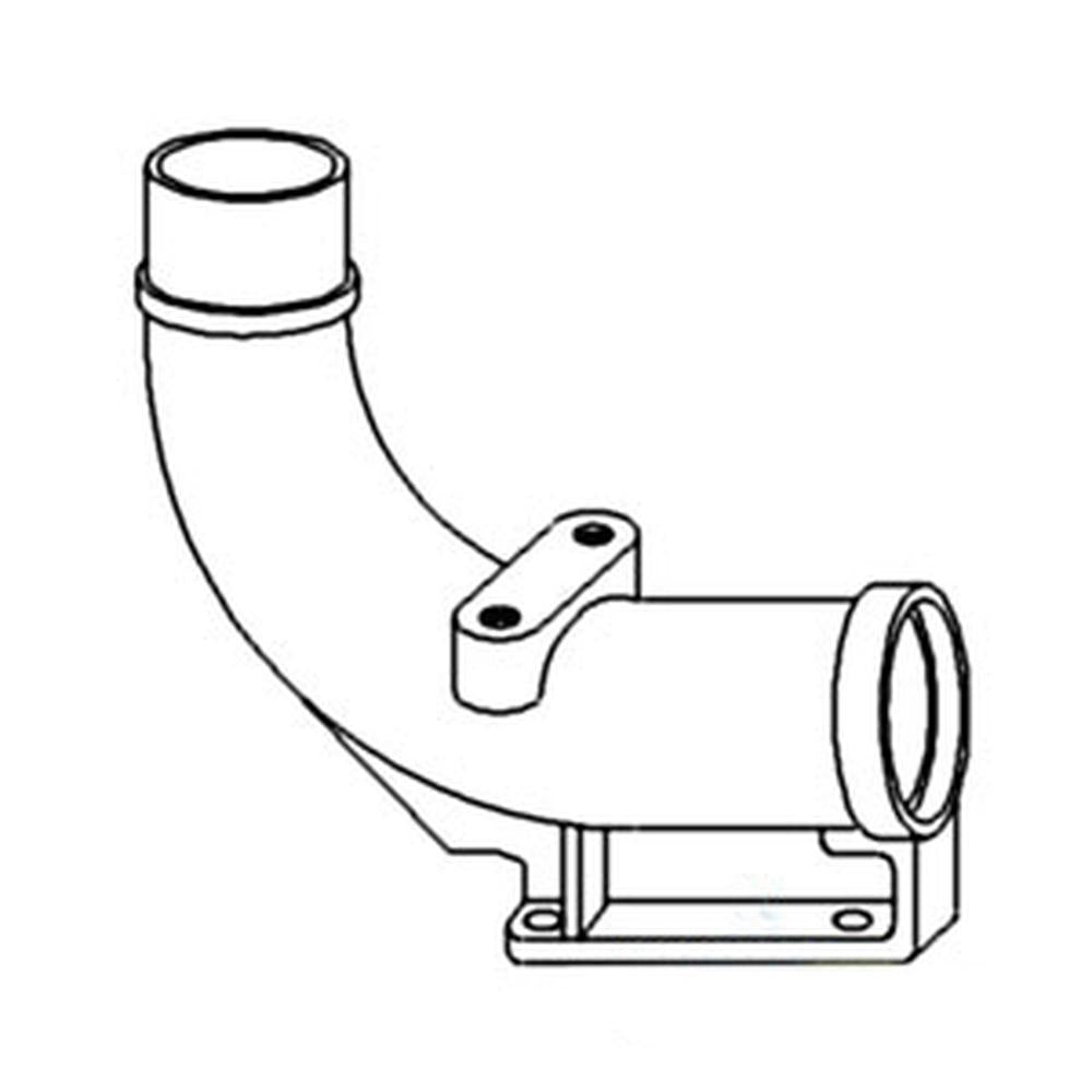Exhaust Elbow Fits Case Tractors Replaces A61265