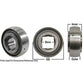 Greasable Disc Bearing in Fits John Deere 220 637 980 630 970 627 210 621 230 21